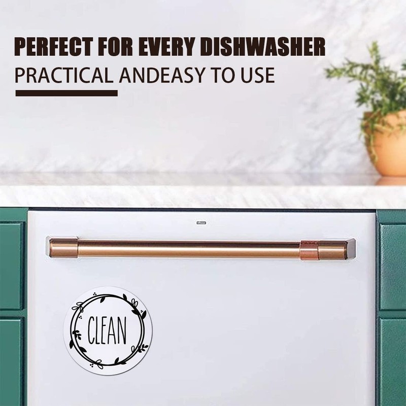 Dishwasher Magnet Clean Dirty Sign Double Sided Strong Kitchen Flip