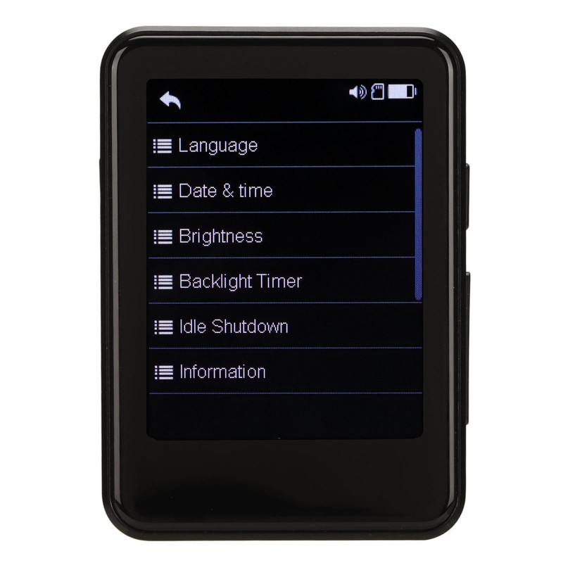 MP3 MP4 Player Bluetooth 5.0 HiFi Lossless 2.5 Inch Touch