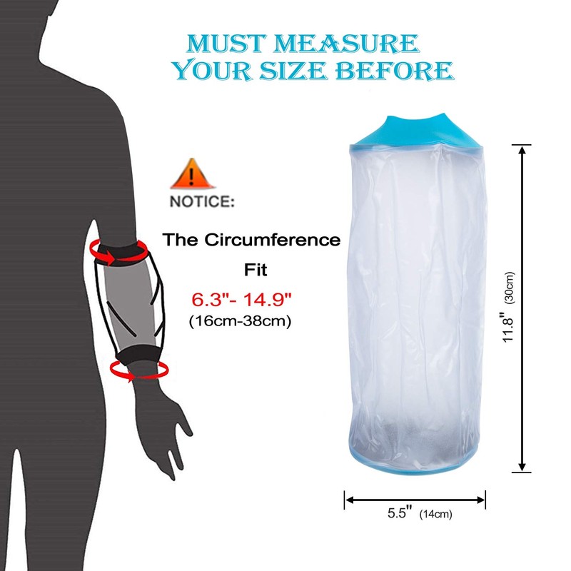Asunby PICC Line Shower Cover Picc line Sleeve cover for