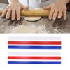 Kodrily Rolling Pin Guides, 6Pcs Silicone Measuring Dough Strips, 15in
