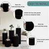 Jueraori Cylinder Stands for Party, 5 PCS Round Display Pedestal