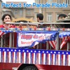 4 Pack 4th of July Decorations, 39 Feet Patriotic Foil