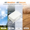 QILIPSU UL94-V0 Outdoor Electrical Box 13.8"x9.9"x5.9" Waterproof Junction Box Weatherproof