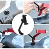 Universal Aluminium Alloy Rearview Mirror Mobile Phone Support Charging Bracket