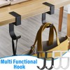 5 Pieces Non-Slip Handbag Hooks, Desktop Handbag Hooks, 2 Colors