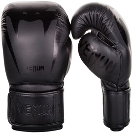 Venum Giant 3.0 Boxing Gloves Nappa Leather-Black/Black - 16OZ