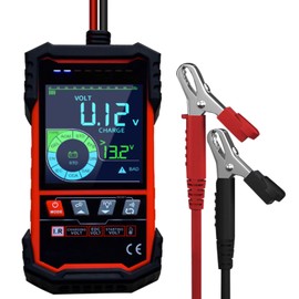 Probador de Batería de Automóvil 12V 24V 100-1999 CCA Analizador de Prueba de Alternador Automotriz de Carga para Camión Marino Pantalla de 3,2 Pulgadas