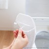 OKA Toilet Seat Cushion, Fluffy, Gray (Toilet Seat Cushion, Fluffy)