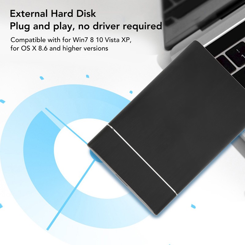 2.5in Ultra Slim Portable External Hard Drive HDD Up to