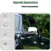 AUCERAMIC Chrome Full Mirror Covers + Door Handle Covers Fit