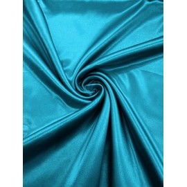 Backdrop King Inc Crepe Back Satin Bridal Fabric Draper/Prom/Wedding/58" Inches Wide Japan Quality (Teal, 6 Yards)
