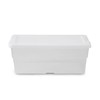 Sterilite 6 Qt Storage Box, Stackable Bin with Lid, Plastic