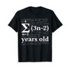 Math 21 Birthday Boy 21 yr 21 Year Old Boy