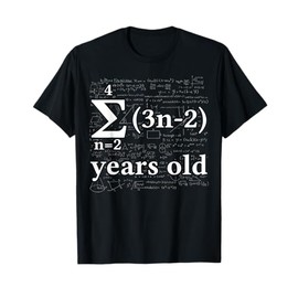 Math 21 Birthday Boy 21 yr 21 Year Old Boy 21st Birthday T-Shirt