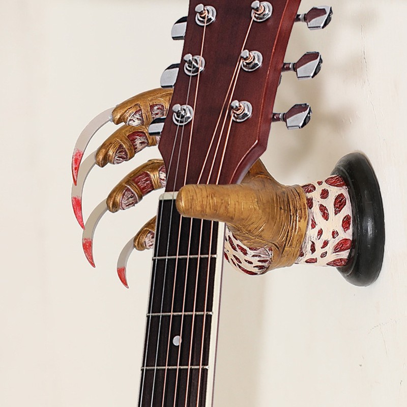 Horror Palm Guitar Stand Wall Decoration Guitar Wall Hangers for