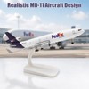 Nhemeylp Plane Model, 1:300 Diecast Aircraft Airplane Model, 20cm, MD-11