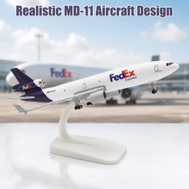 Nhemeylp Plane Model, 1:300 Diecast Aircraft Airplane Model, 20cm, MD-11