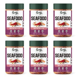 Pereg Seafood Seasoning (4.25 Oz x 6 Pack) - Seafood Seasoning Spice Blend for Fish, Salmon - Non-GMO – Sugar-Free