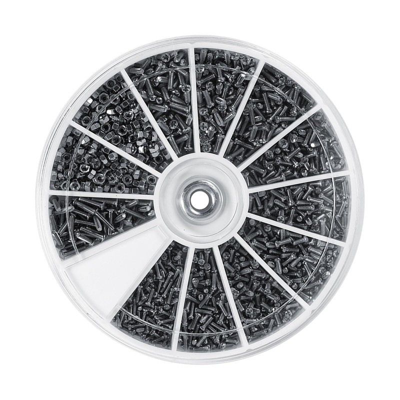 Cunyuer 600PCS M1 M1.2 M1.4 M1.6 Stainless Steel Glasses Screws