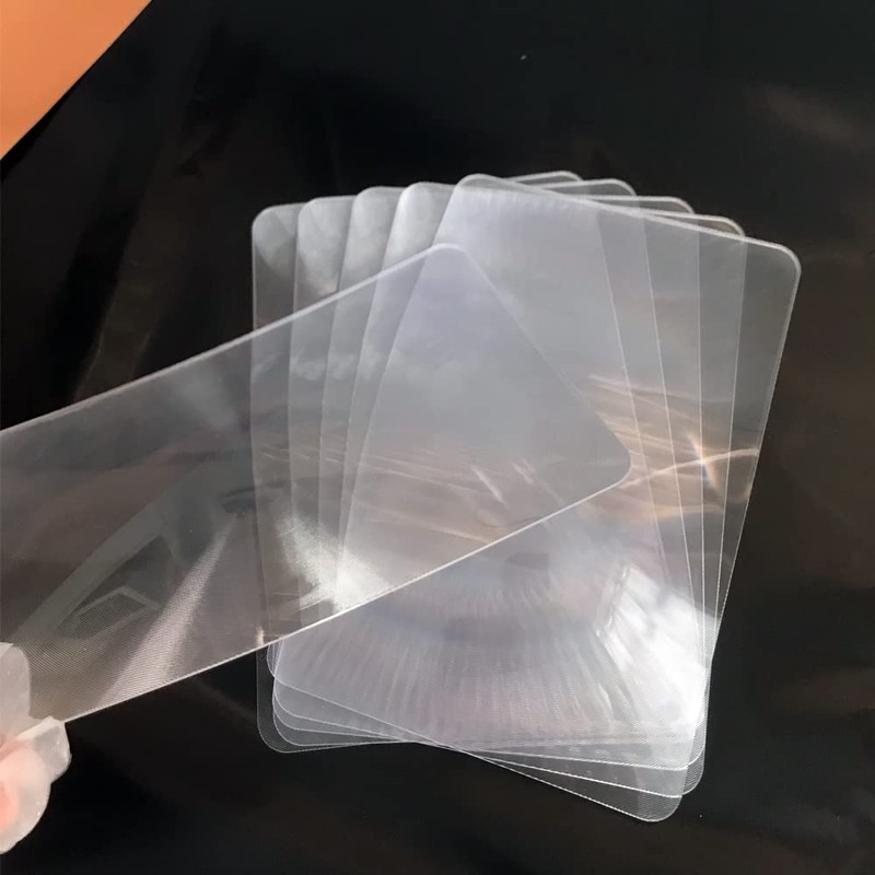 6pcs Page Reading Magnifier 3X Magnifying Lens Sheet Bookmark Magnifiers