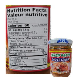 Por Kwan Laksa Paste - 7oz (Pack of 2)