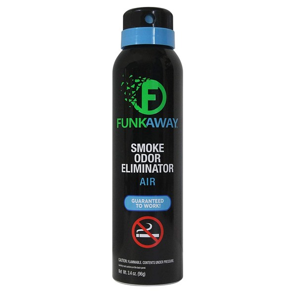 FunkAway Smoke Odor Eliminator Spray, 3.4 oz. | For Air | Works On All Types Of Smoke Odors (FASM3.4)
