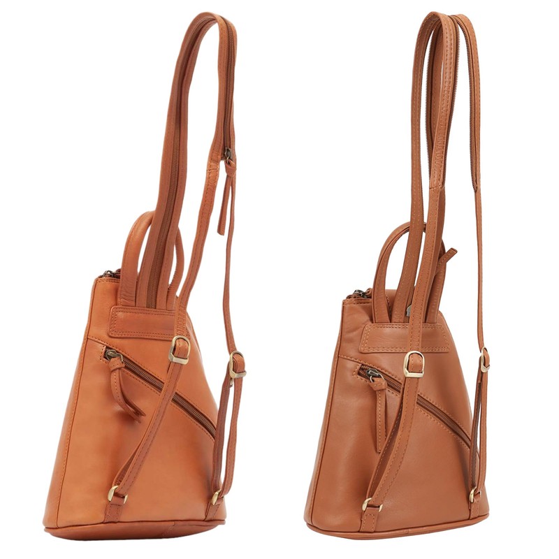 Lloyd Baker London Genuine Leather Backpack, Real Leather Backpack for
