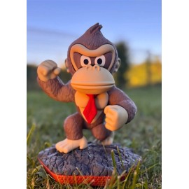 Unbranded Donkey Kong - 3D Printed - Fan Art - Large 9 inches - DK is So Cool!