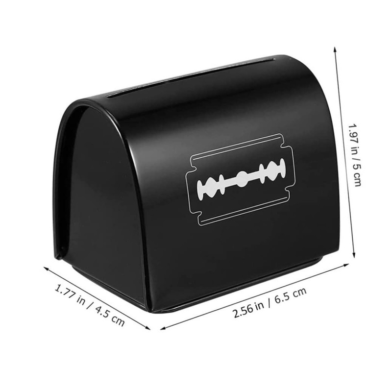 Shaver Disposal Case Safe Sharps Storage Bank Salon Razor Slice