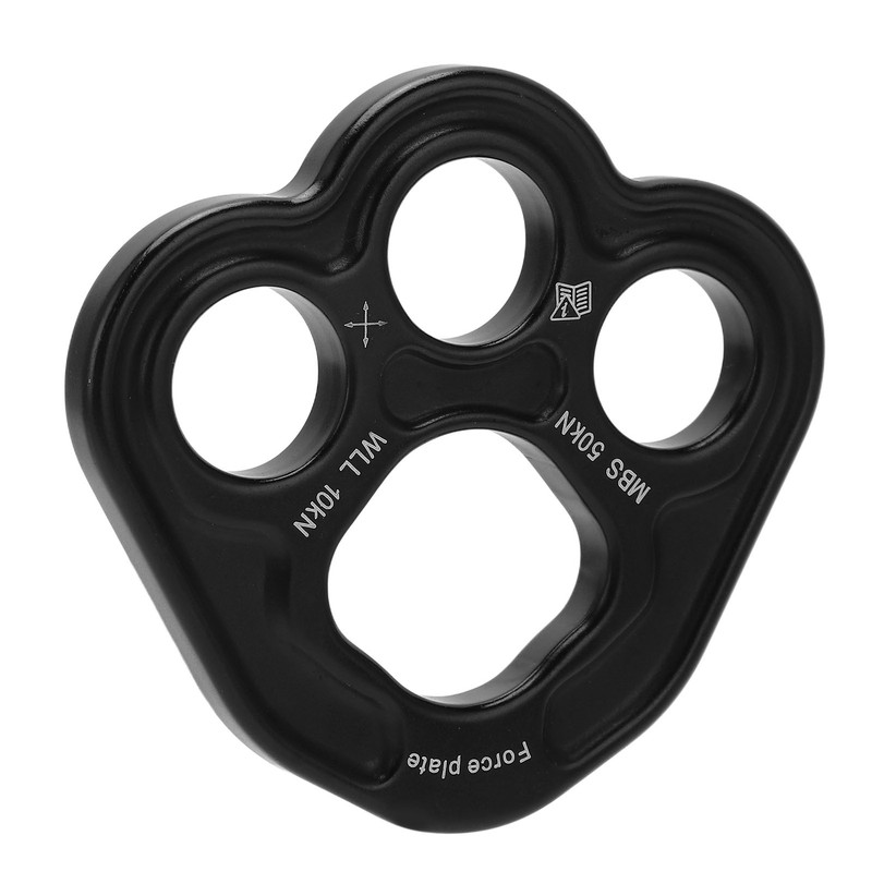 Rigging Plate 3 Holes Space Aluminum 50KN Weight Bearing Uniform