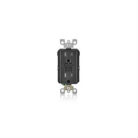 Leviton Black R05-Gftr1-0Ke 15A Tamper-Resistant, No Size