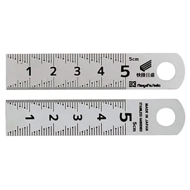 Niigata Seiki SK SV-05KD Silver Scale Quick Scale 2.0 inches (50 mm) Vertical Scale Backside Vertical Scale