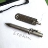 Airgoesin 1 Portable Titanium Ruler, Micro Ruler, Keychain Titanium Key