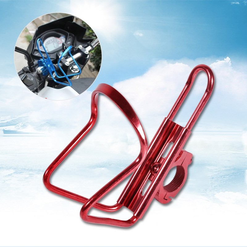 Universal Motorcycles Drink Cup Holder Handlebar Adjustable Motorbike Water Beverage