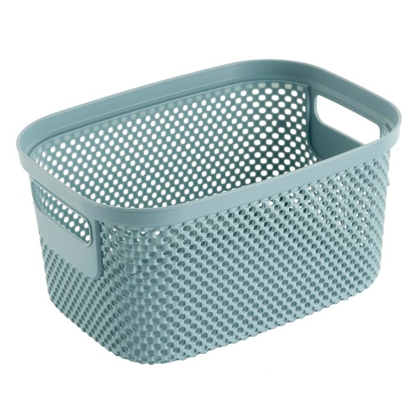 keeeper 3.5 Litre Knitted Storage Basket with Side Handles Air-Permeable