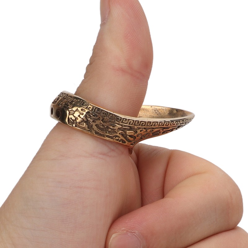 Archery Thumb Ring Universal Archery Shooting Metal Brass Finger Guard
