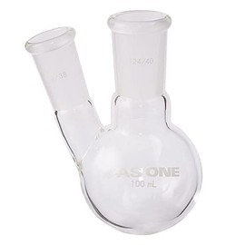 Azuwan Double Mouth Flask, 3.4 fl oz (100 ml), Side Pipe Splice, 0.7 / 1.3 / 3.8 inches (19/38 cm) / 3-6525-01
