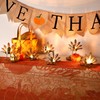 FORUP 12 Pack Metal Turkey Tea Light Candle Holders, Thanksgiving