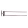 Stainless Steel Toilet Paper Bracket Single Seat 2 Poles Rotatable