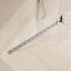 Neodrain 48 Inch Rectangular Linear Shower Drain with Brick Pattern