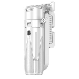 Snblzhef Upgraded Design Mini Tripod Bluetooth Portable Telescopic Multifunctional 360°Degree Rotation Phone Selfie Stick White B