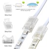 RGBZONE 4 Pin 10mm LED Strip Connector Kit 32.8ft 4