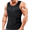 Junlan Sauna Suit for Men 2 in 1 Waist Trainer