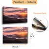 Pacimo Modern Wall Art Pastel Sunset Sunshine Mountain Range Pictures
