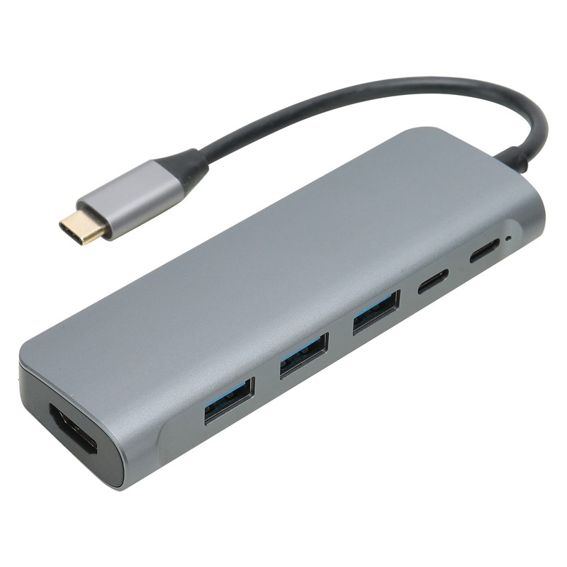 6 In 1 Hub Multifunction Network Adapter for Computer Home