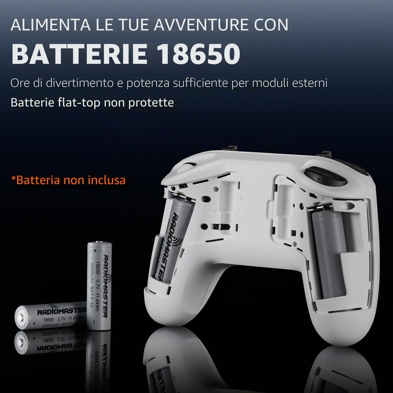 Radiomaster T8L ELRS 2.4GHz RC Gimbal Hall USB C Simulatore