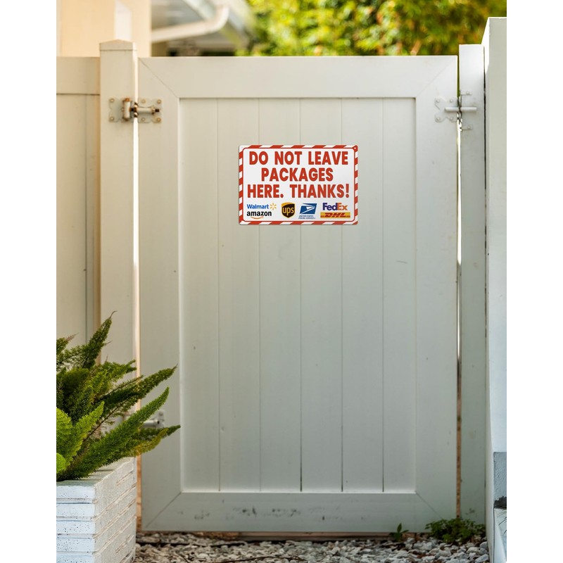 ALKB Package Delivery Sign for Outdoor Use - Do Not