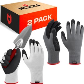 NoCry Gardening Gloves for Women with Strong Grip and Touchscreen Tips — 100% Breathable Garden Gloves for Women with Superior Dexterity — Perfect Womens Gardening Gloves or Womens Garden Gloves