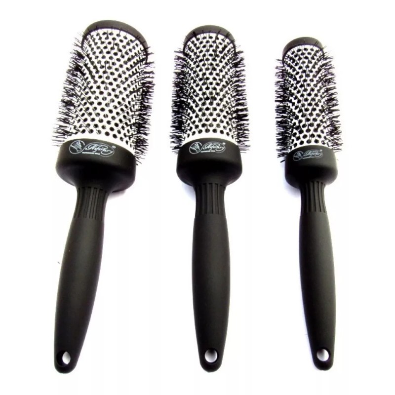 Nefertary Professional Tools Set De Cepillos Redondos Térmicos Y Cepillo