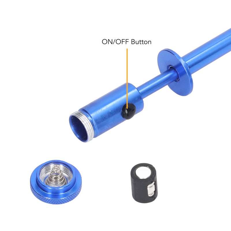 Claw Magnetic Pickup Tool with LED Light 24in Flexible Spring